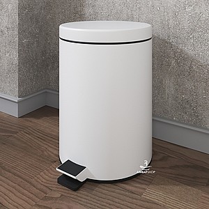 פח אשפה עגול לבן 5 ליטר פח אשפה עגול לבן 5 ליטר