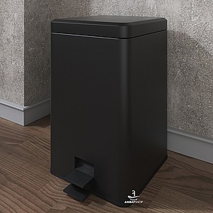 פח אשפה מרובע שחור 6 ליטר פח אשפה מרובע שחור 6 ליטר