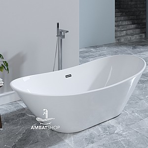 אמבטיה אקרילית מונחת מעוצבת אמבטיה אקרילית מונחת מעוצבת