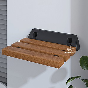 כיסא רחצה מתקפל למקלחת שחור כיסא רחצה מתקפל למקלחת שחור