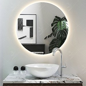 מראה בלגית מרובעת עם תאורת לד חמה אחורית מראה בלגית מרובעת עם תאורת לד חמה אחורית